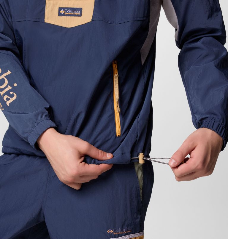 riptide ii retro windbreaker anorak voor heren