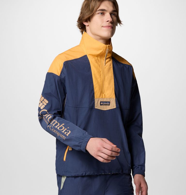 riptide ii retro windbreaker anorak voor heren